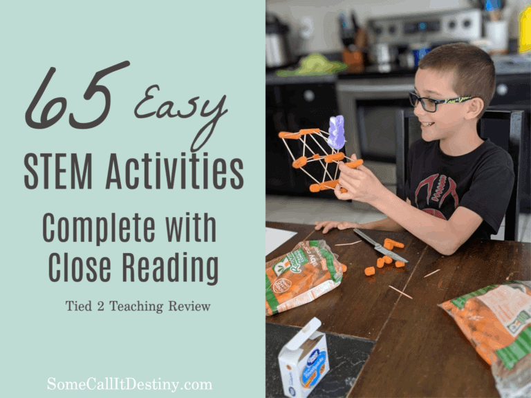 65 Easy STEM Activities Complete with Close Reading {Review}