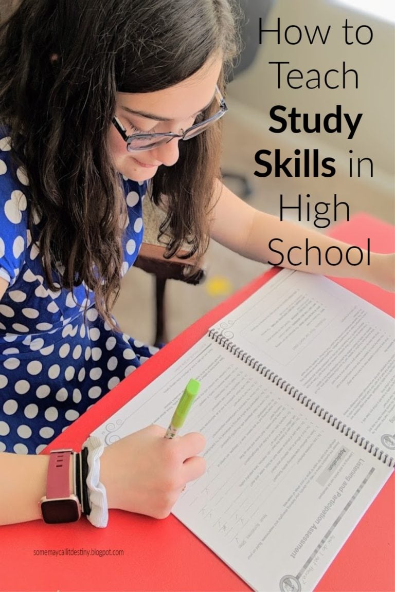 Use Victus Study Skills to Teach Study Skills in Your Homeschool