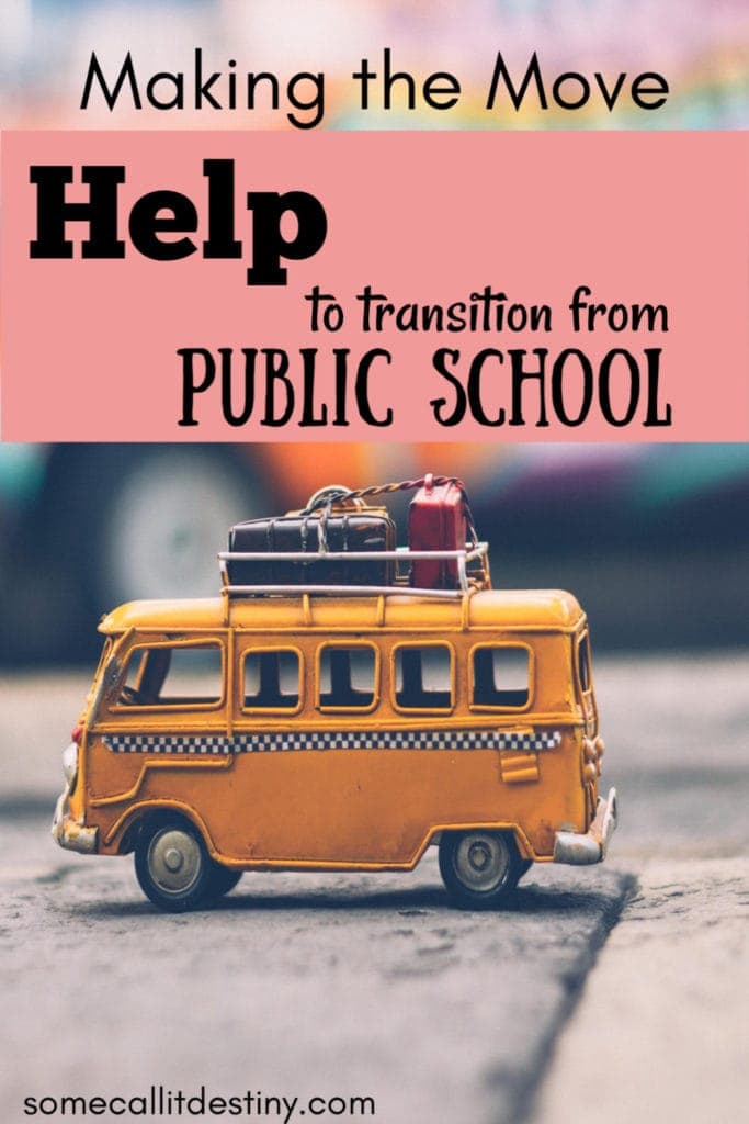 transition from public to homeschooling