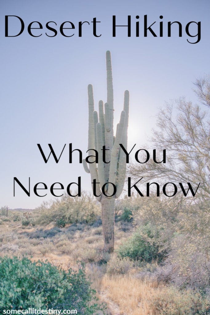 desert hiking what you need to know