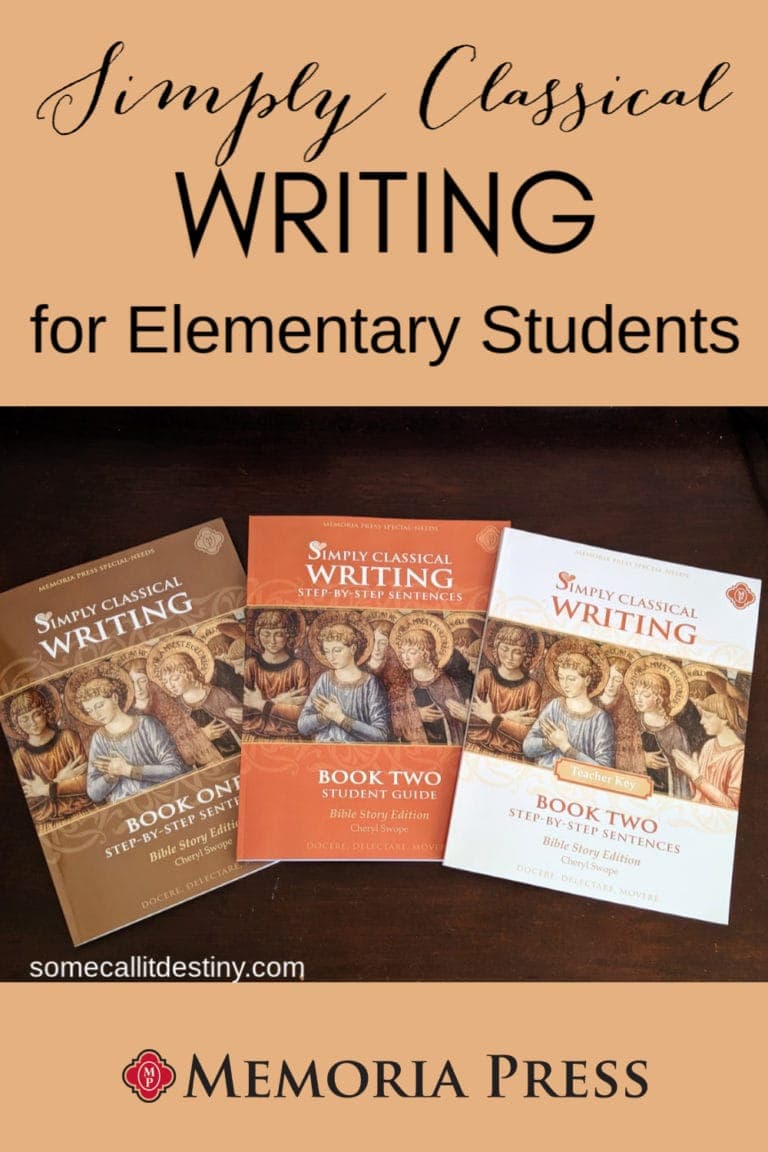 All About Simply Classical Writing for Elementary Grades from Memoria Press