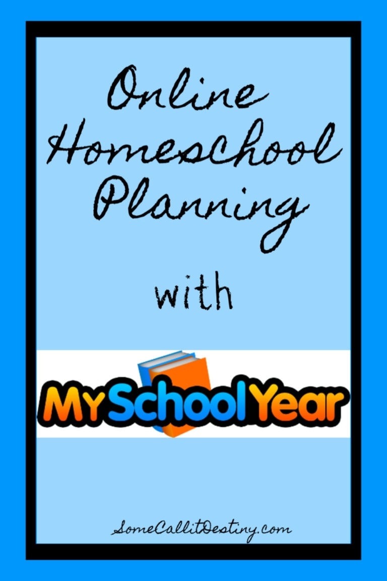 Online Homeschool Planner–My School Year Review