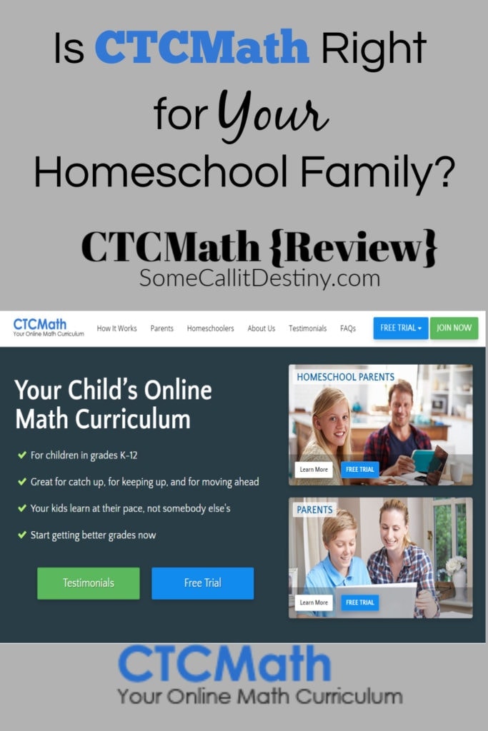 CTCMath online homeschool math