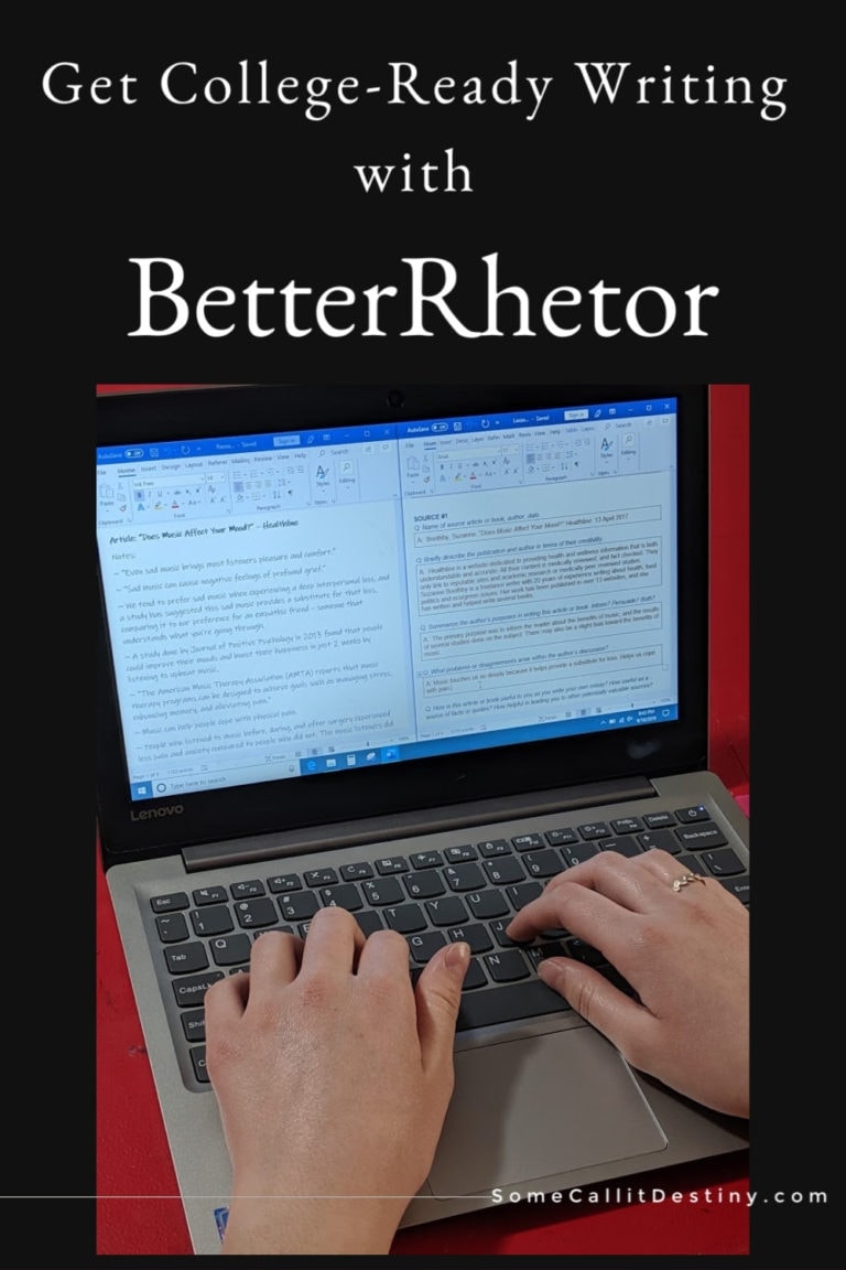 Get College-Ready Writing with BetterRhetor {Review}