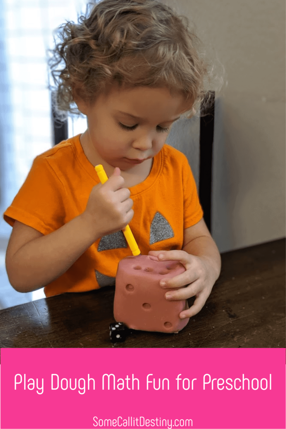 play dough math games for preschool