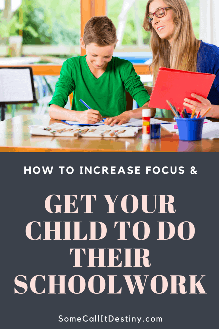 How to Increase Focus & Get Your Child to do Their Schoolwork