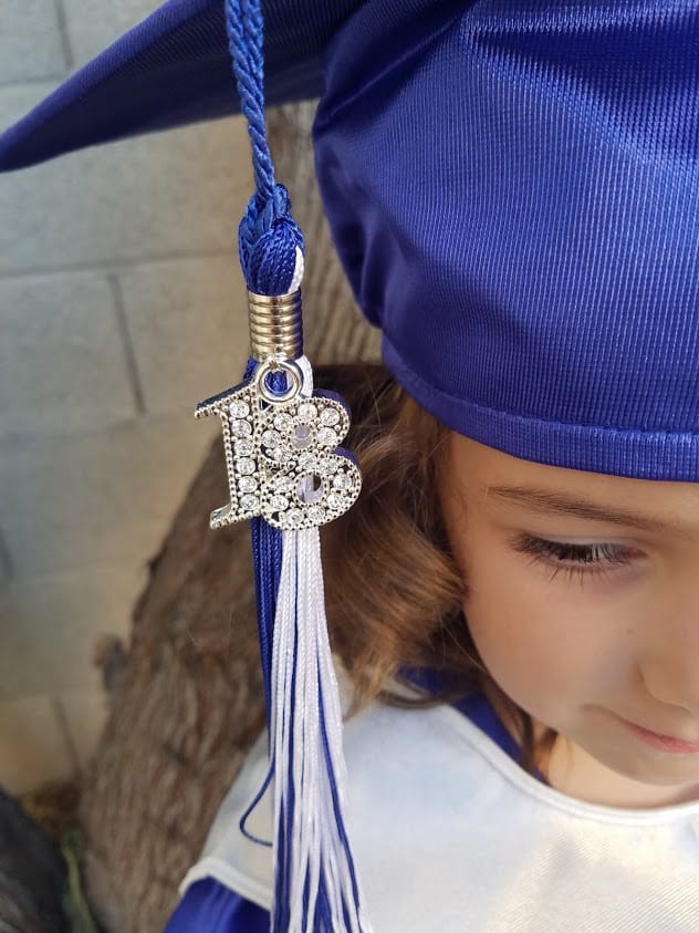 Kindergarten graduation cap and gown