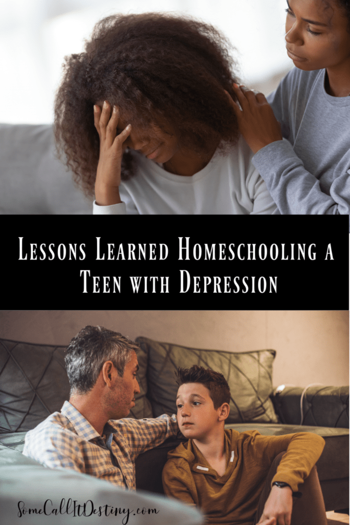 homeschooling a teen with depression