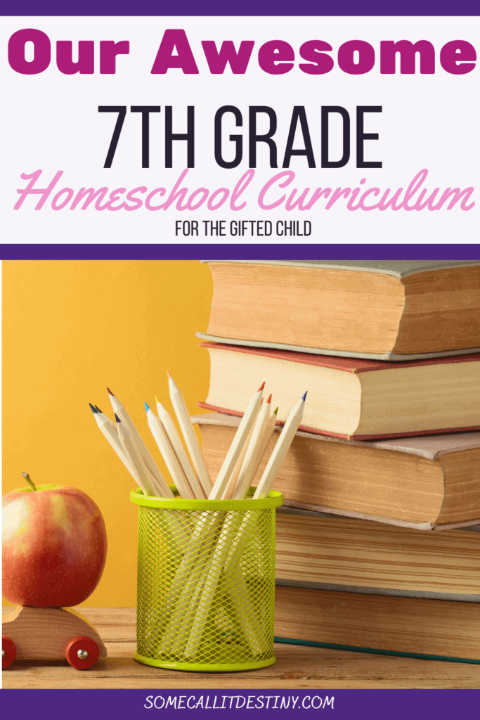 7th grade homeschool curriculum choices for the gifted child