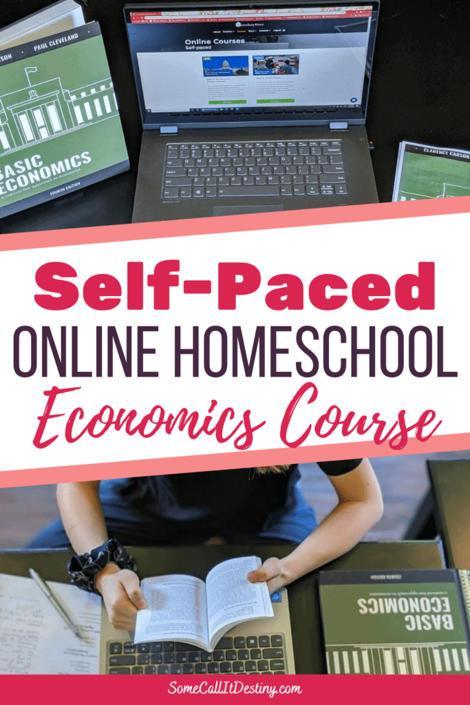 self-paced online homeschool economics course boundary stone