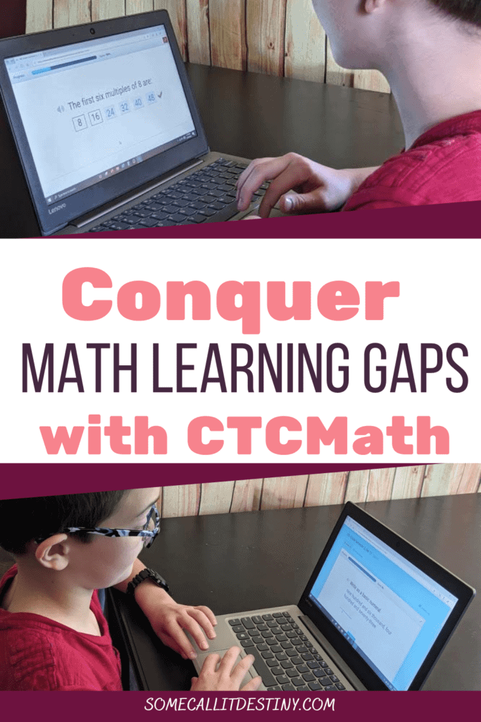 CTCMath online homeschool math; best curriculum for filling in math learning gaps