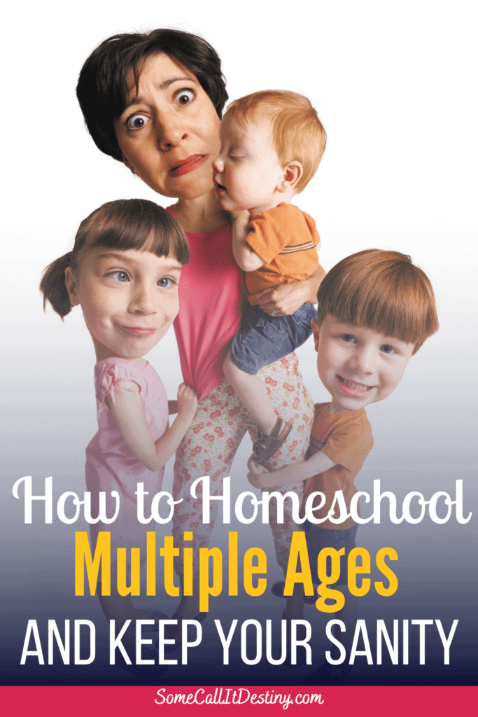 How to homeschool multiple ages and keep your sanity