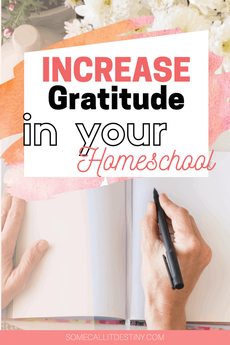 How to Increase Gratitude in Your Homeschool