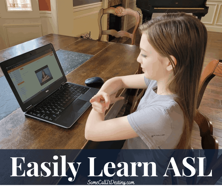 Easily learn ASL in homeschool