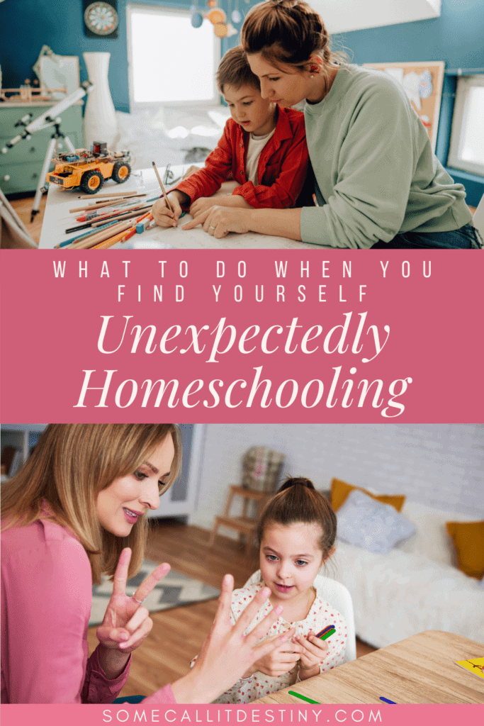unexpectedly homeschooling