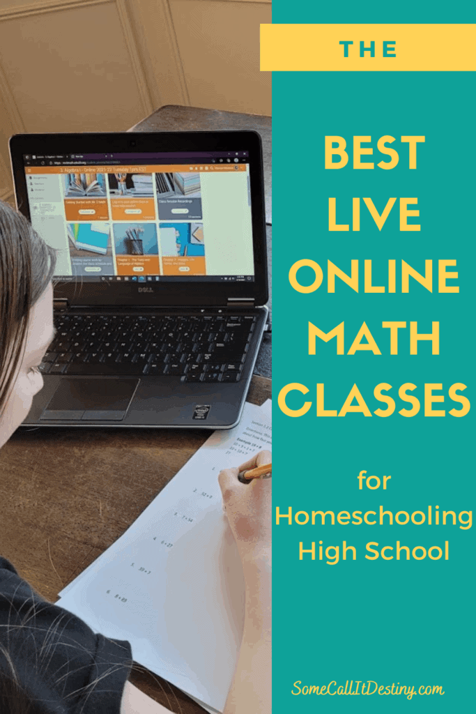 Live online math classes with Mr. D Math for homeschooling high school
