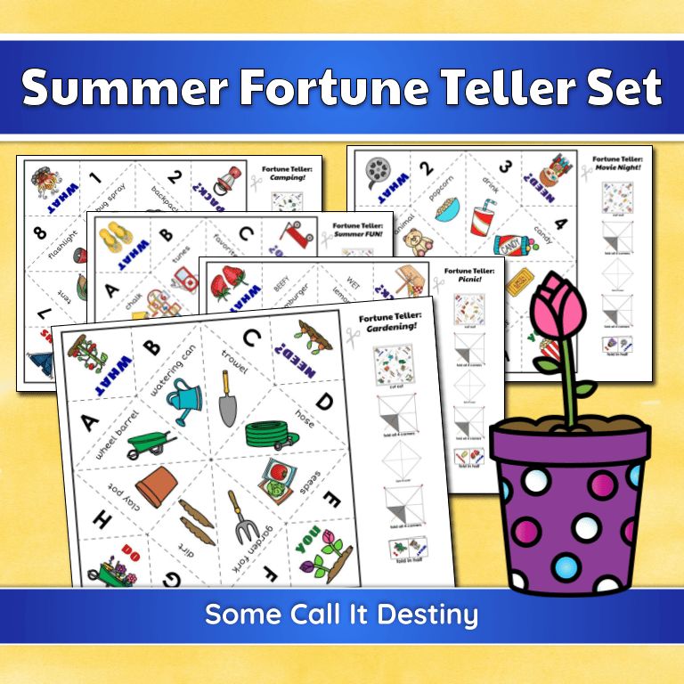 Make Memories with Summer-Themed Paper Fortune Tellers