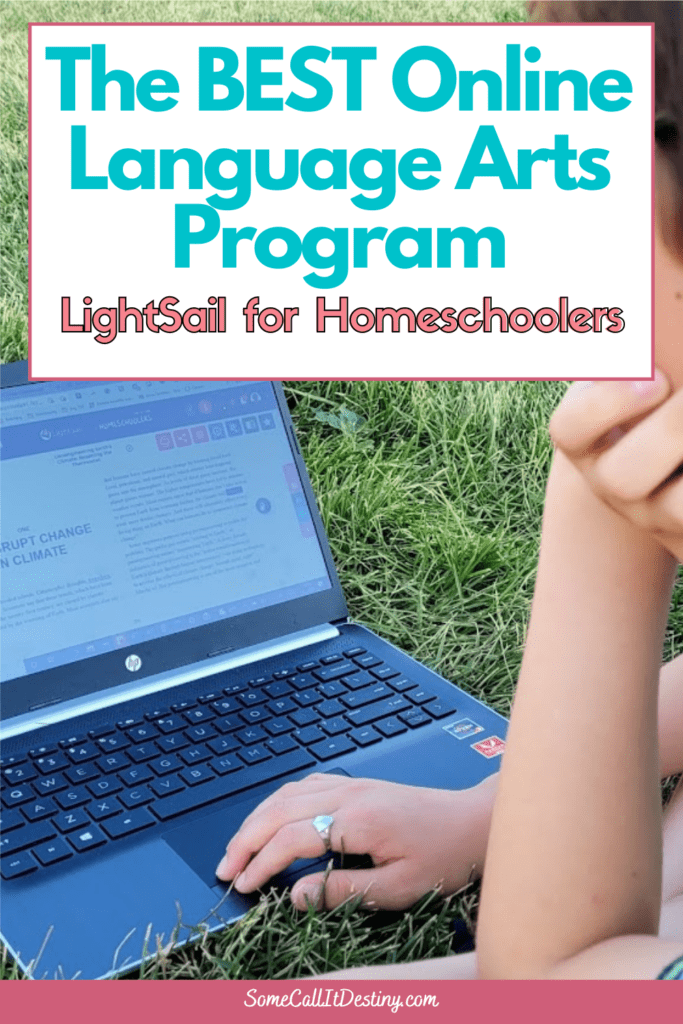 LightSail for Homeschoolers online language arts program