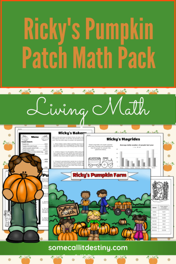pumpkin patch living math pack