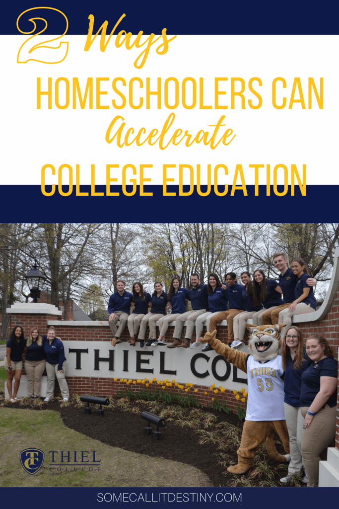 Thiel college for homeshcoolers