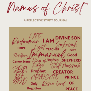 names of Christ study journal