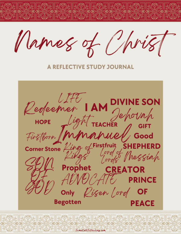 names of Christ study journal