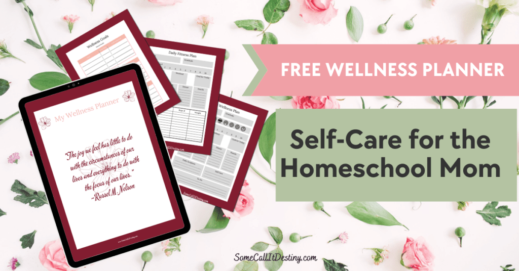 free homeschool wellness planner