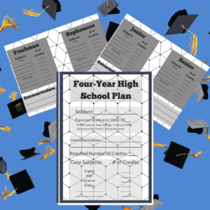 four-year plan for homeschool high school