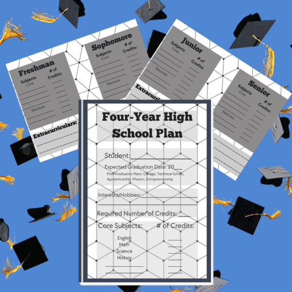 four-year plan for homeschool high school