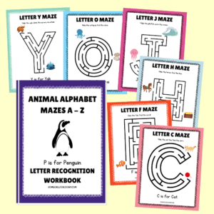 preschool letter recognition workbook