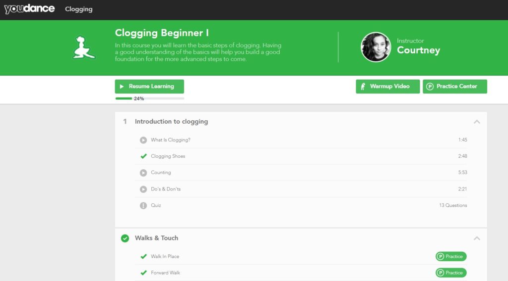 online beginner clogging classes 