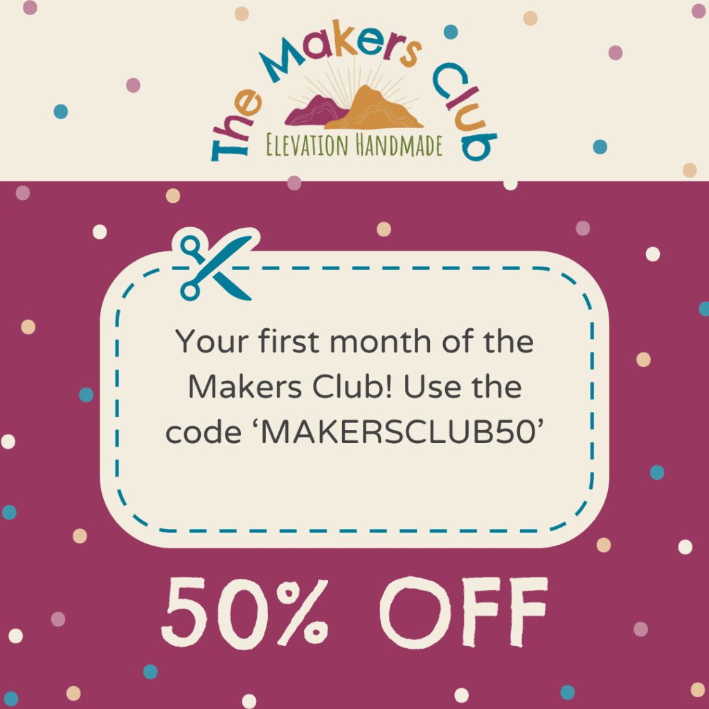 50% off discount for The Makers Club